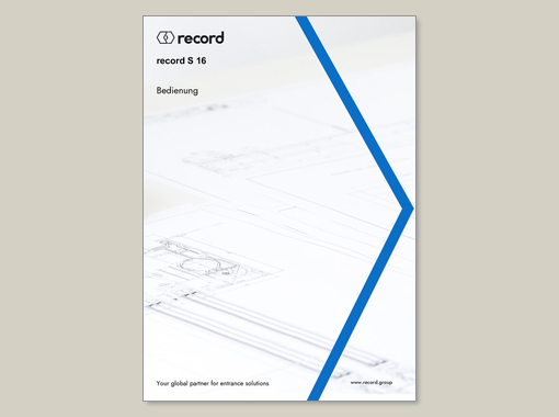 record S 16 – Bedienungsanleitung 